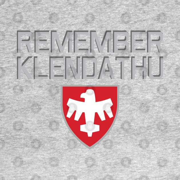 Starship Troopers Remember Klendathu by PopCultureShirts